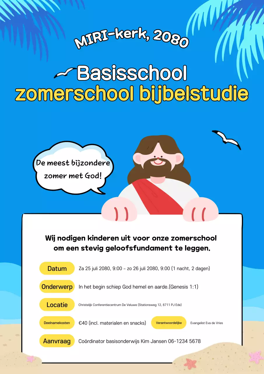 Gids voor de zomerbijbelschool van Blue Baby