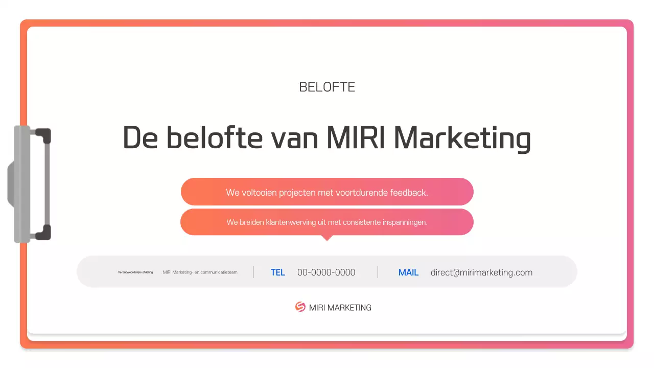 Presentatiebeschrijving van Pink Modern