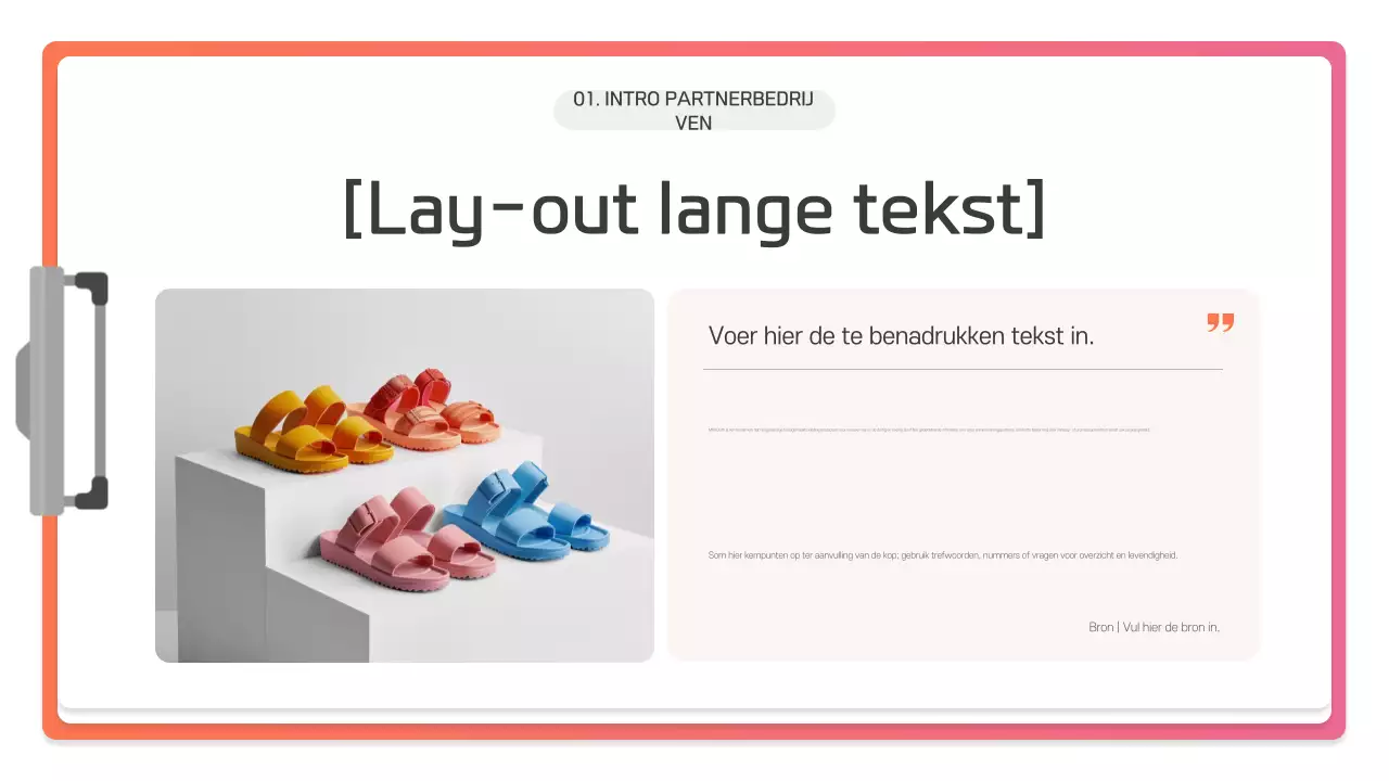 Presentatiebeschrijving van Pink Modern