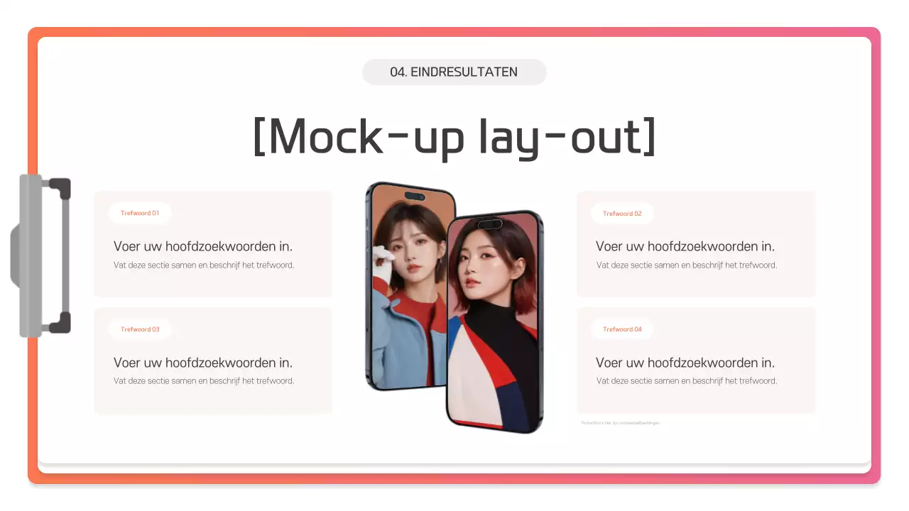 Presentatiebeschrijving van Pink Modern