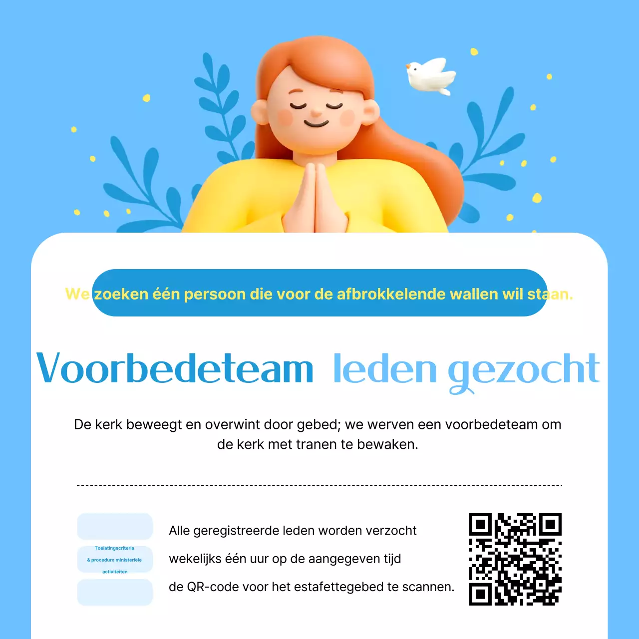 Sky Blue Simple Wervingsbericht