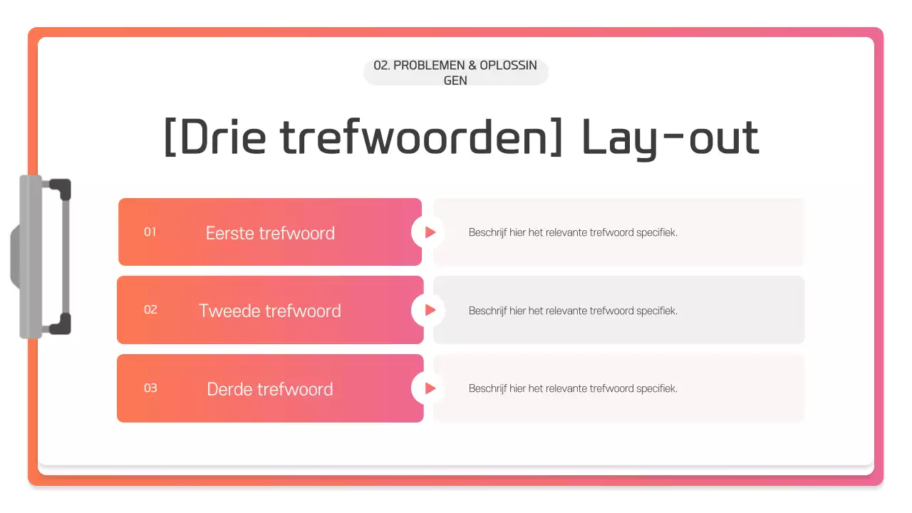 Presentatiebeschrijving van Pink Modern