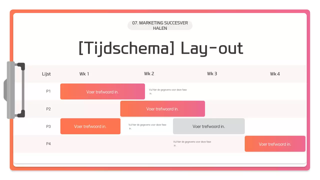 Presentatiebeschrijving van Pink Modern