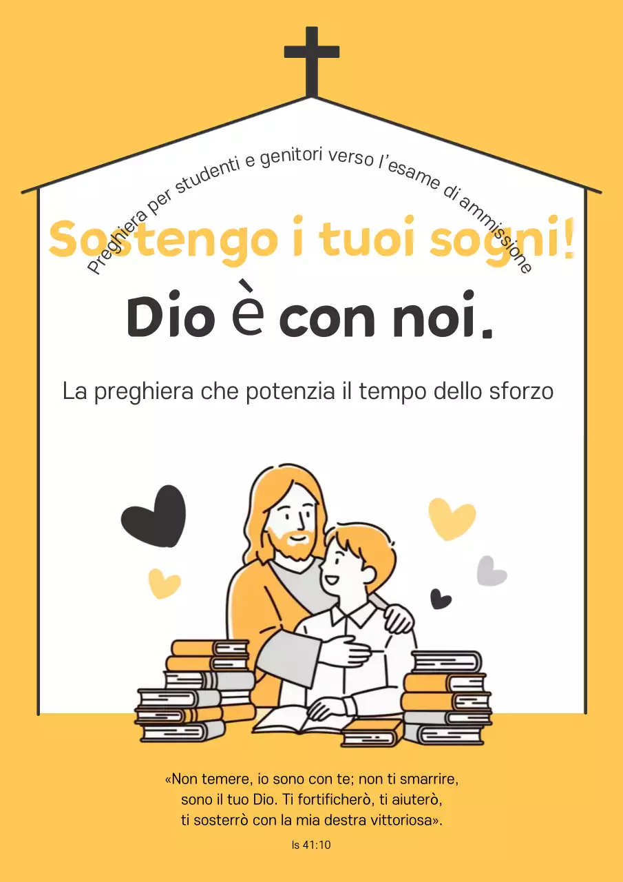 Guida all'incontro di preghiera semplice giallo