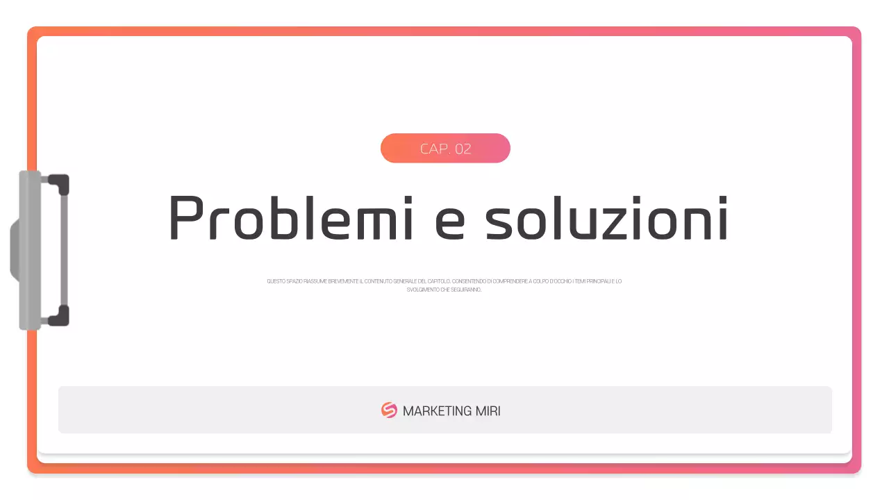 Descrizione della presentazione moderna rosa