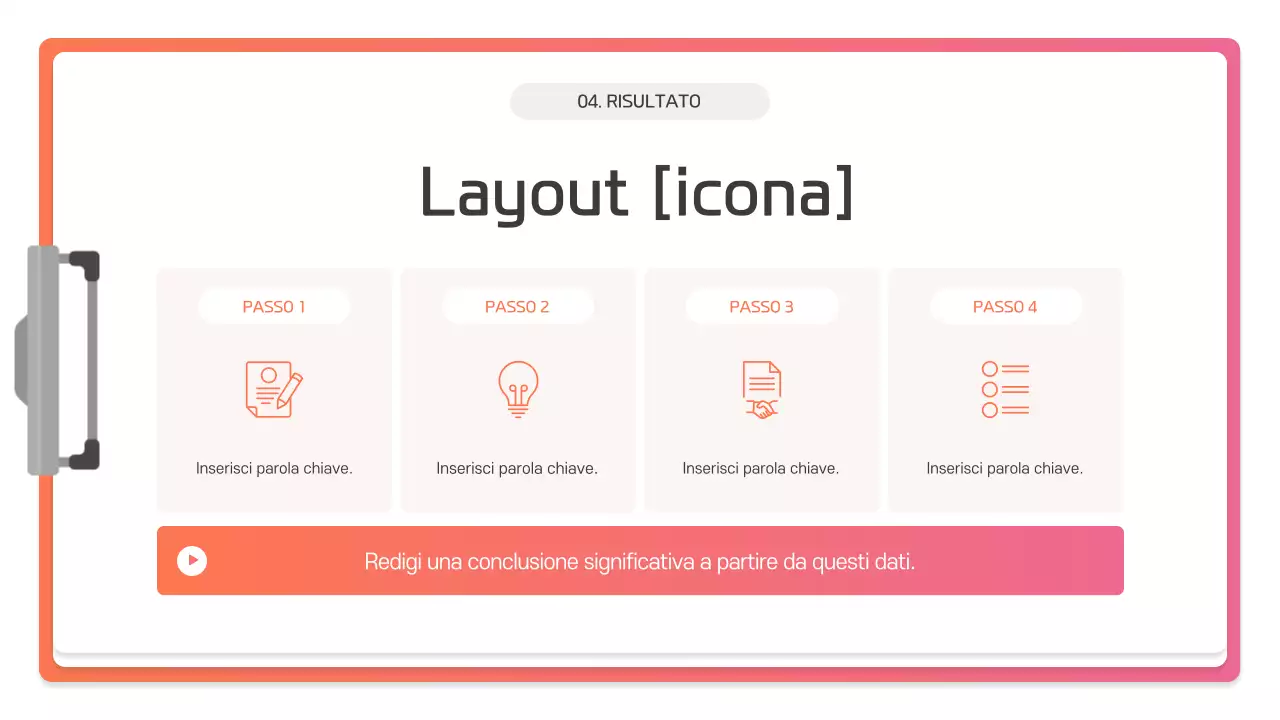 Descrizione della presentazione moderna rosa