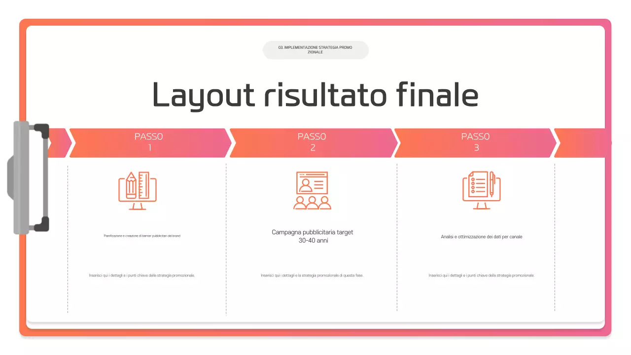 Descrizione della presentazione moderna rosa