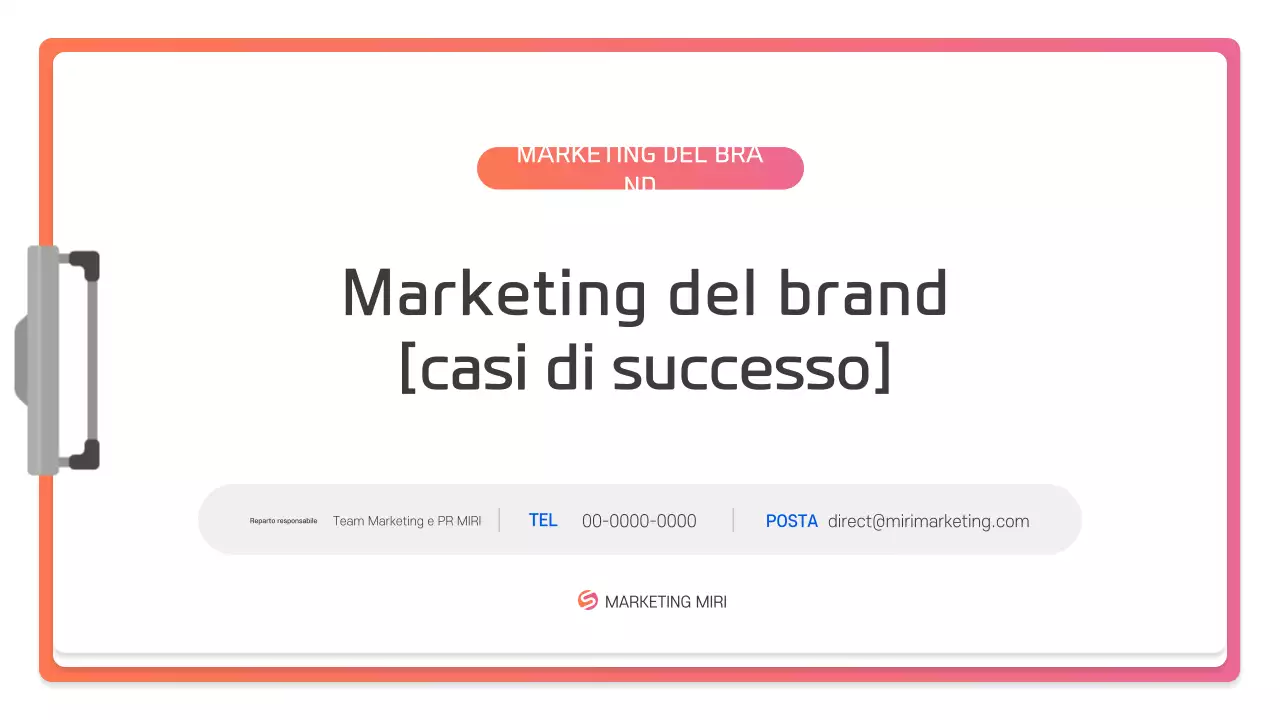 Descrizione della presentazione moderna rosa