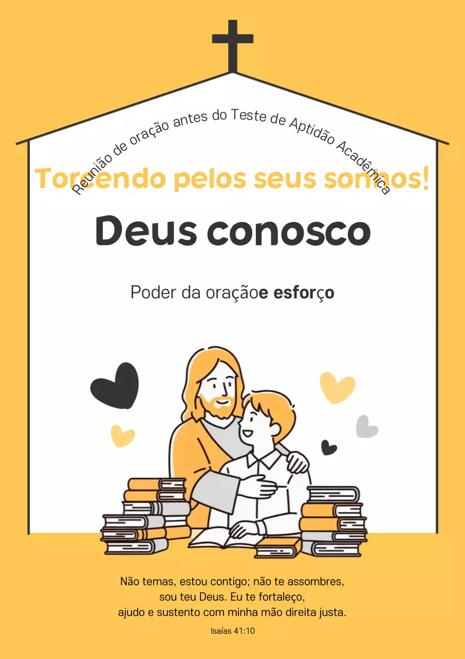 Guia Amarelo Simples para Reunião de Oração