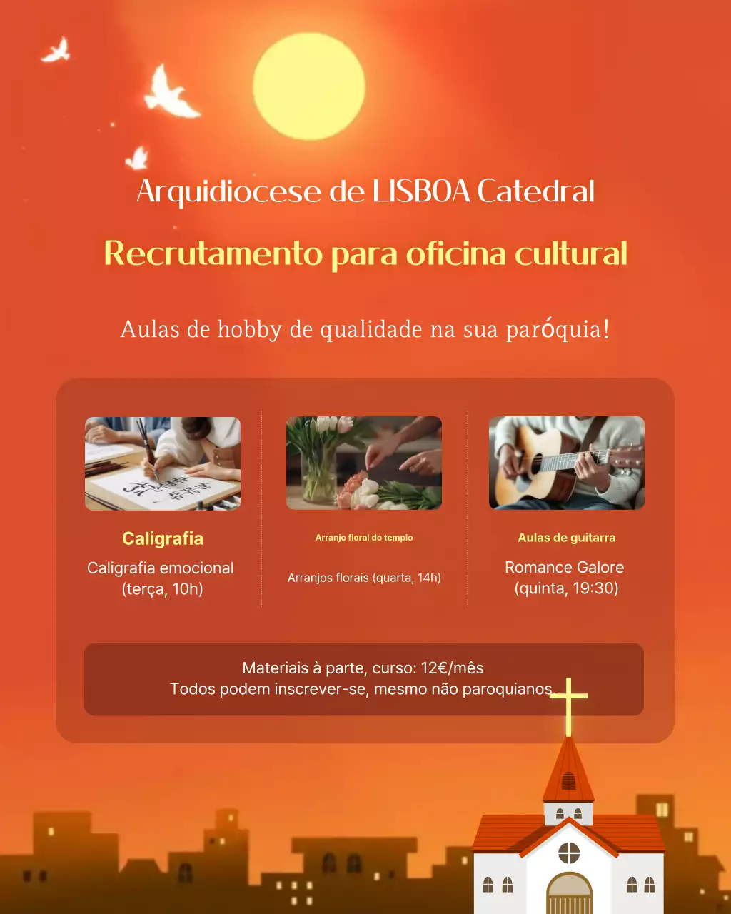 Recrutamento para a Classe de Cultura Simples Laranja