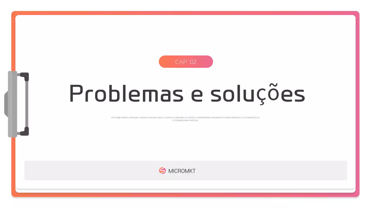 Descrição da Apresentação Moderna em Rosa