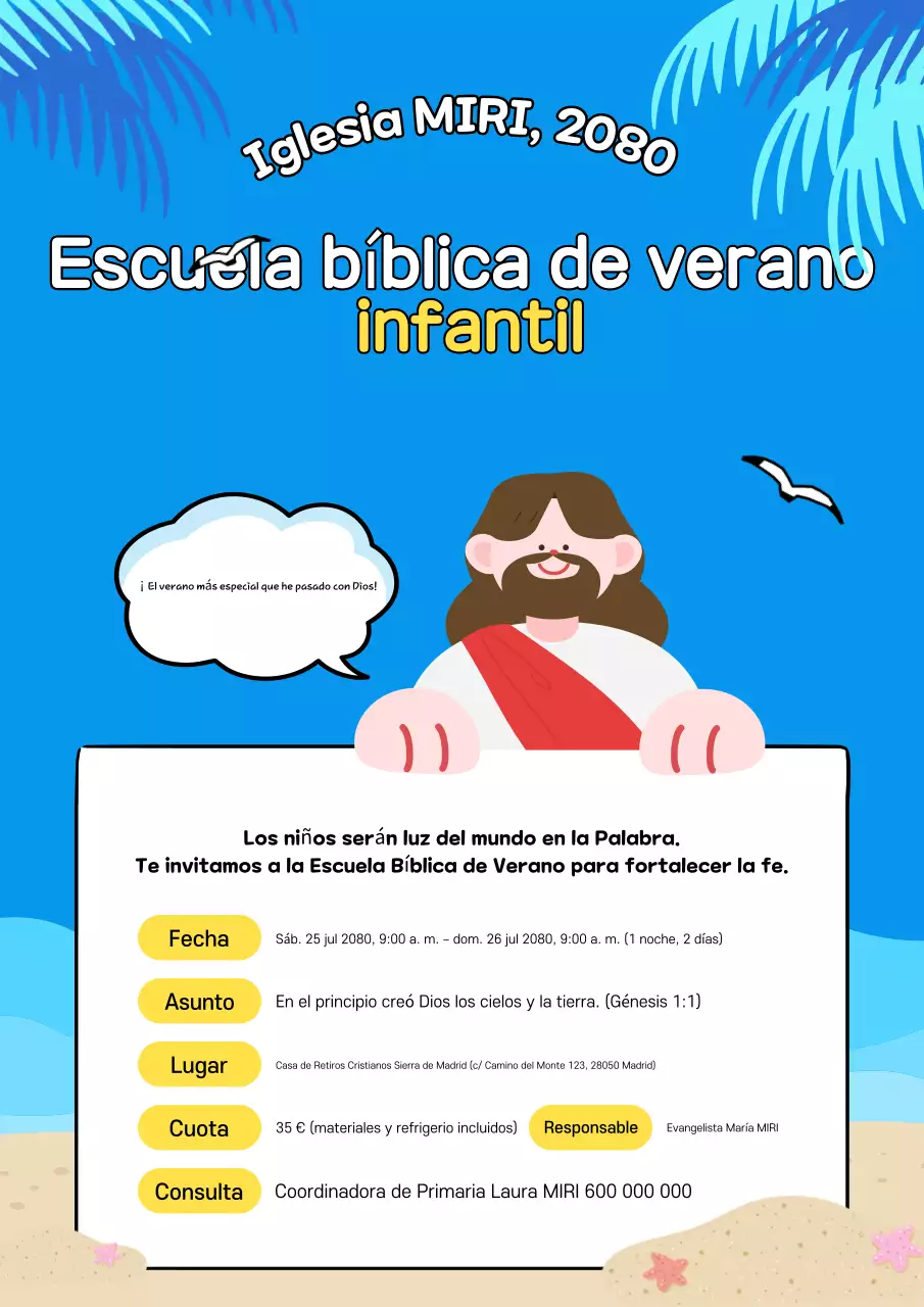 Guía de la Escuela Bíblica de Verano Blue Baby