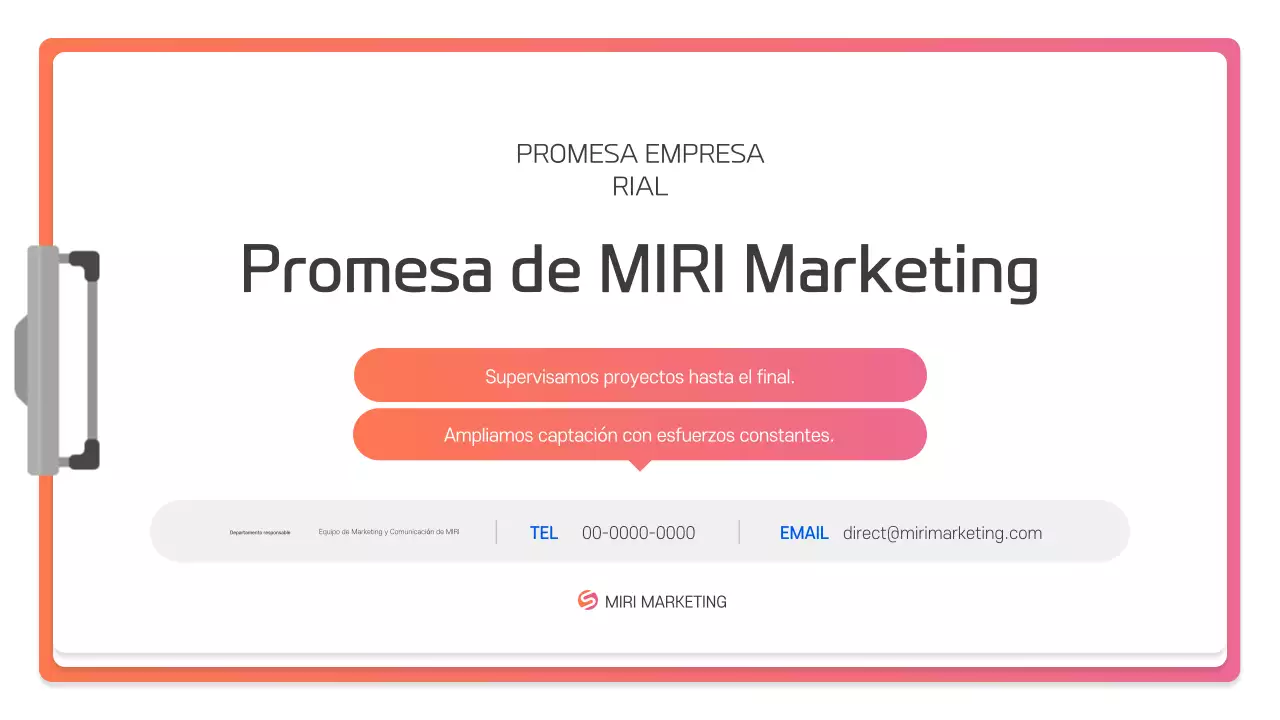 Descripción de la presentación moderna rosa