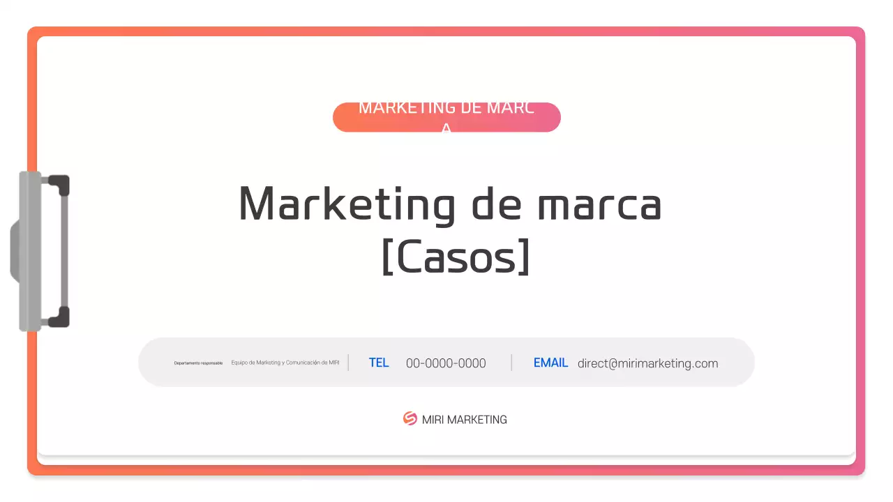 Descripción de la presentación moderna rosa