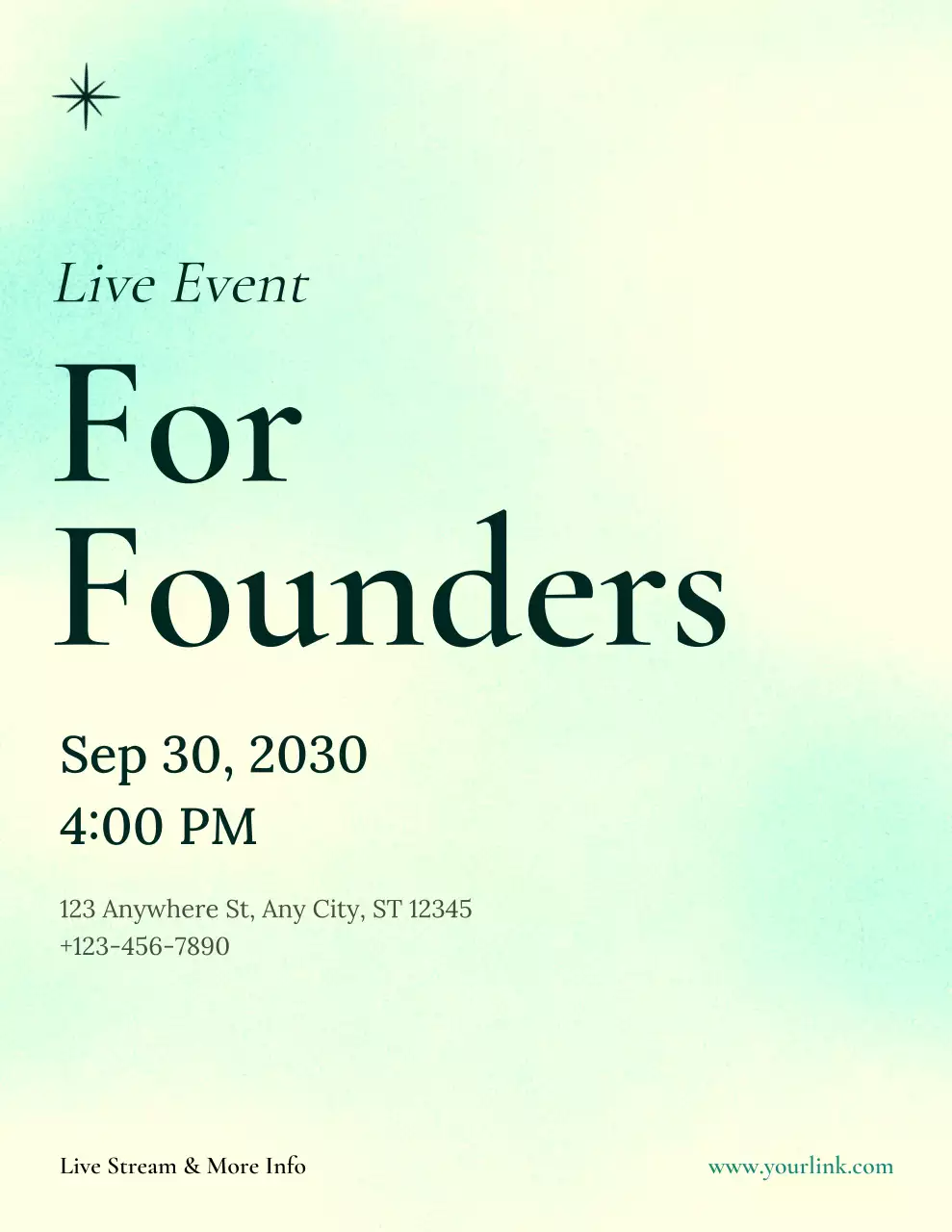 민트 미니멀 이벤트 공지