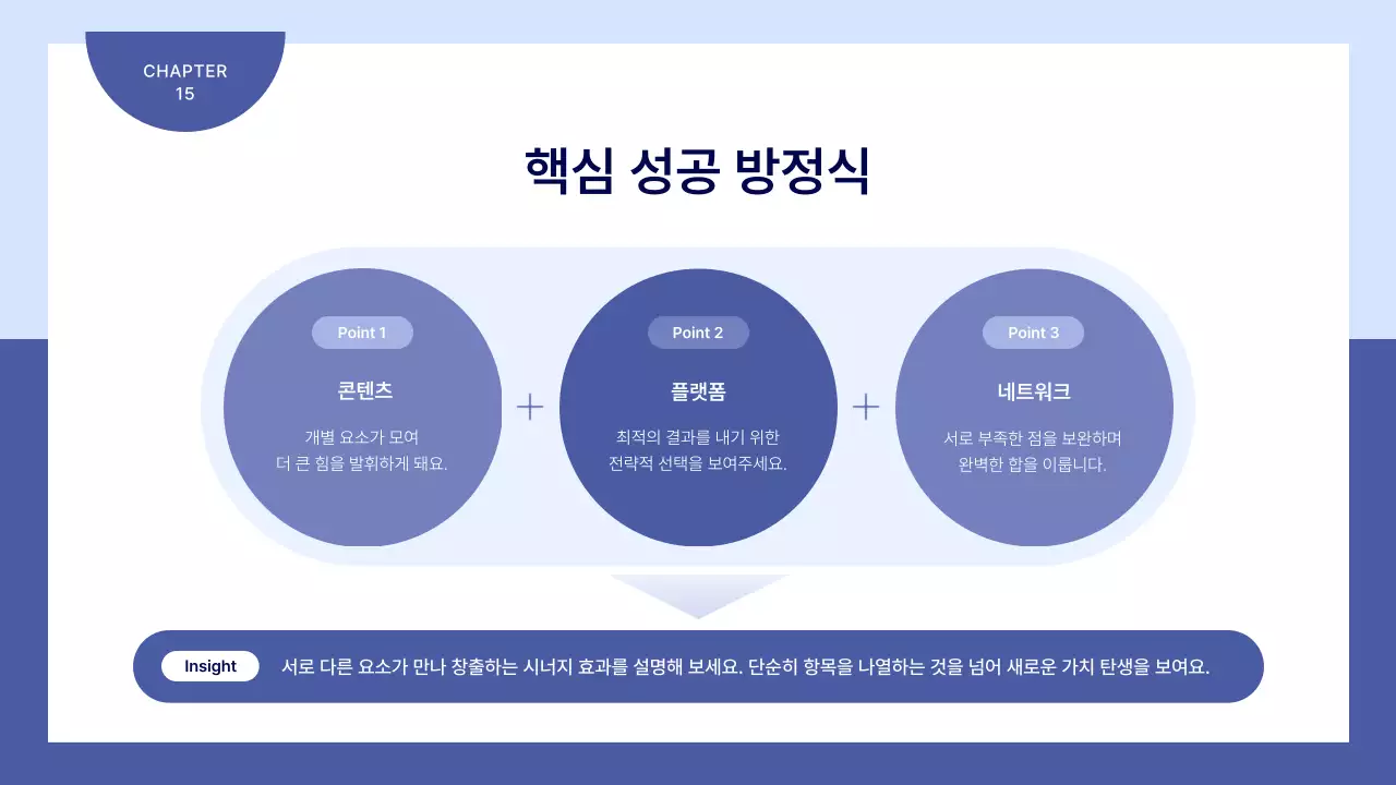 하늘색 깔끔 비즈니스 기획