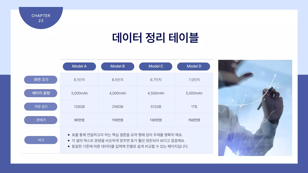하늘색 깔끔 비즈니스 기획
