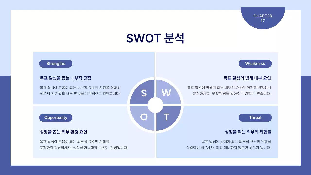 하늘색 깔끔 비즈니스 기획
