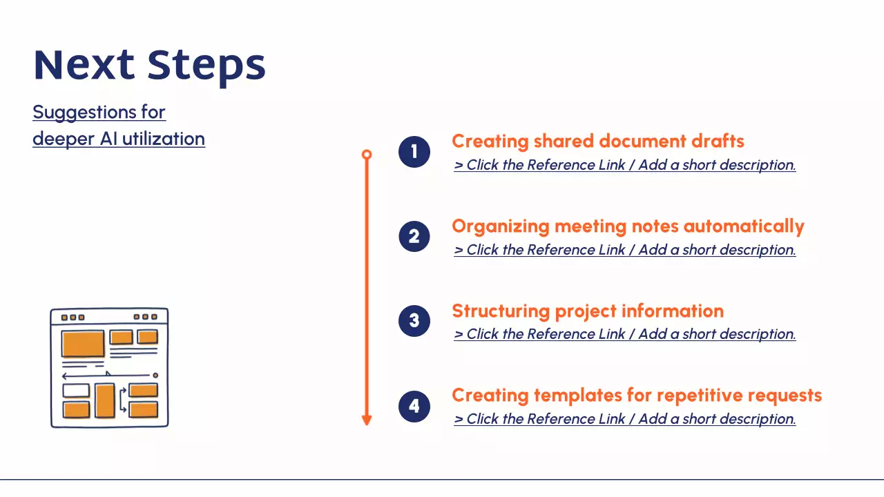 블루 모던 AI 교육 과정 안내 프레젠테이션