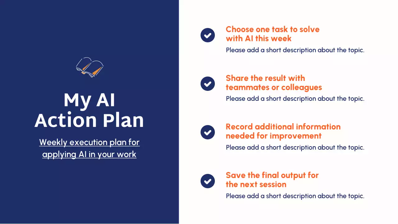 블루 모던 AI 교육 과정 안내 프레젠테이션