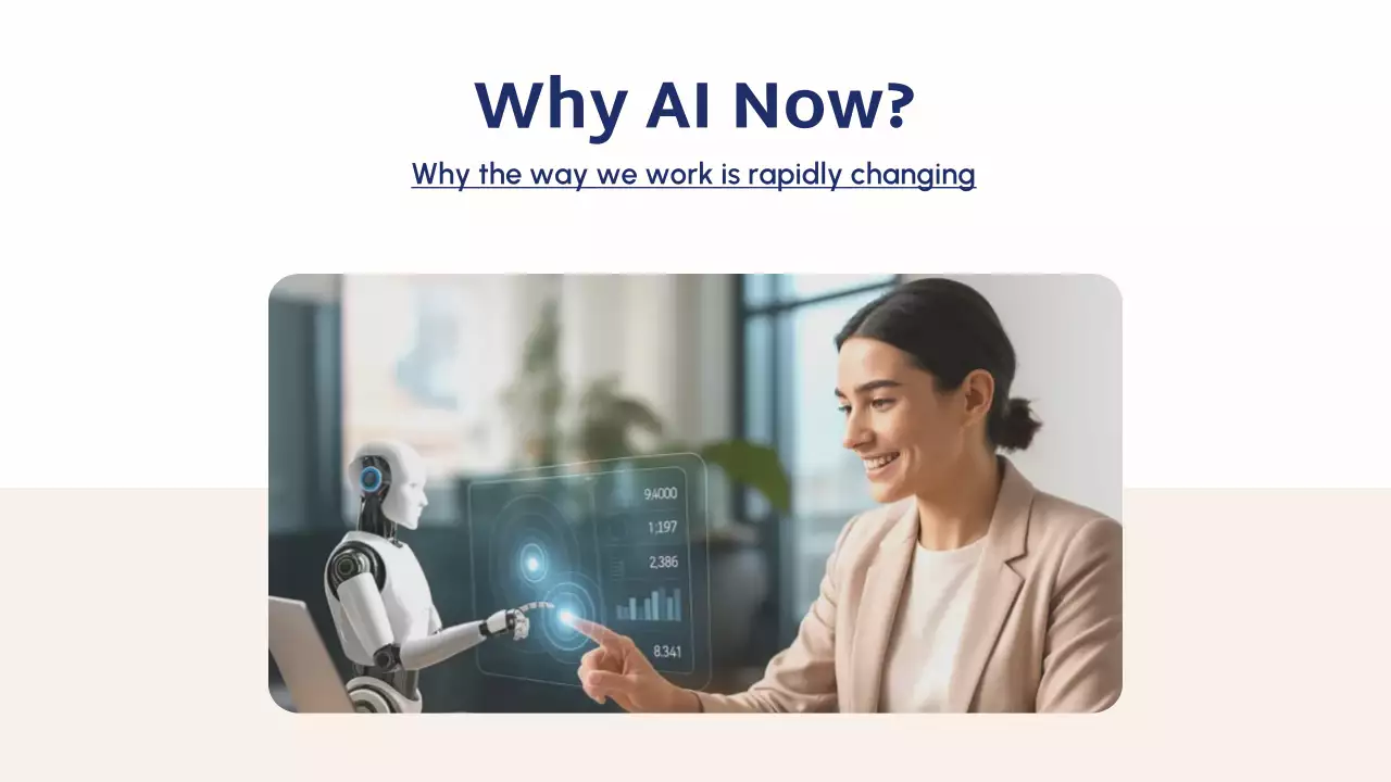 블루 모던 AI 교육 과정 안내 프레젠테이션