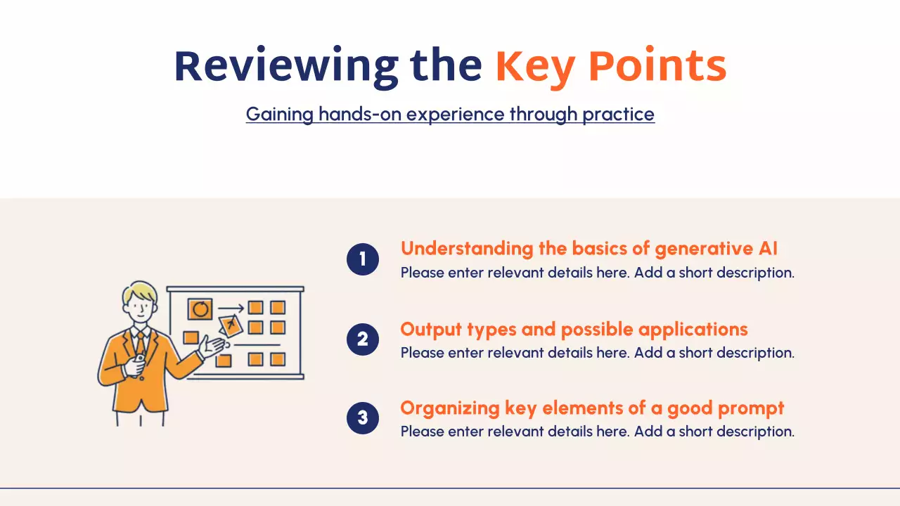 블루 모던 AI 교육 과정 안내 프레젠테이션