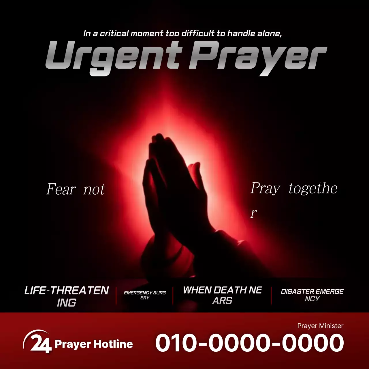 Hướng dẫn cầu nguyện đơn giản màu đỏ