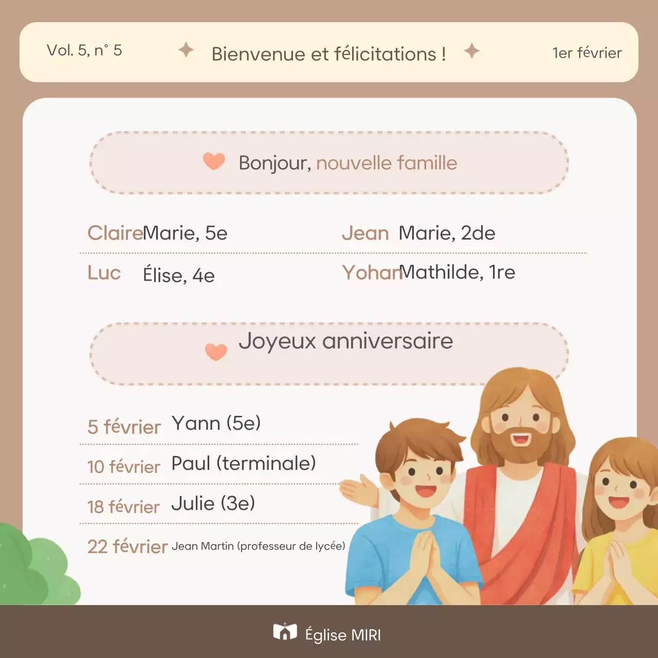 Guide de service religieux pour bébés beiges