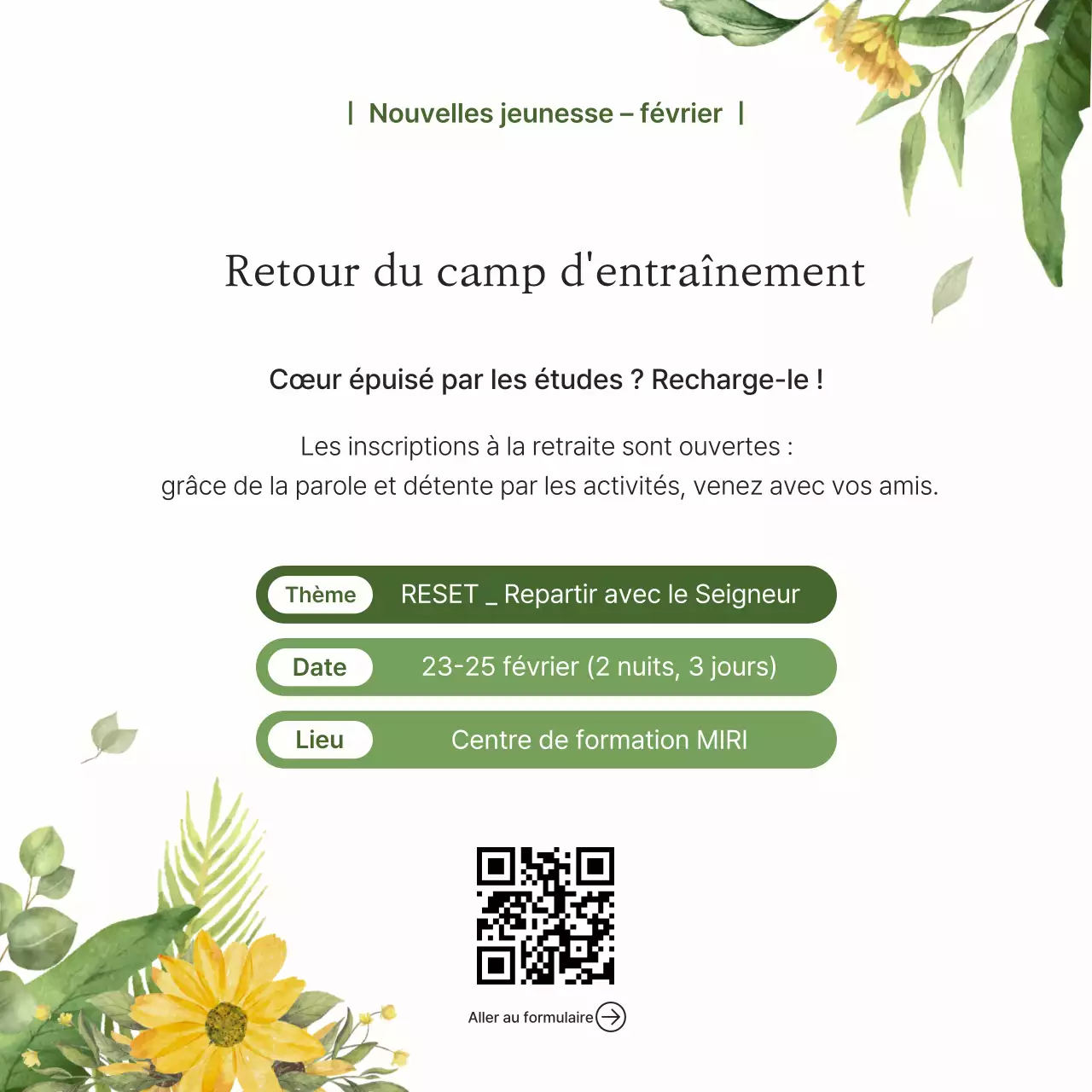 Bulletin de l'Église Verte et Propre