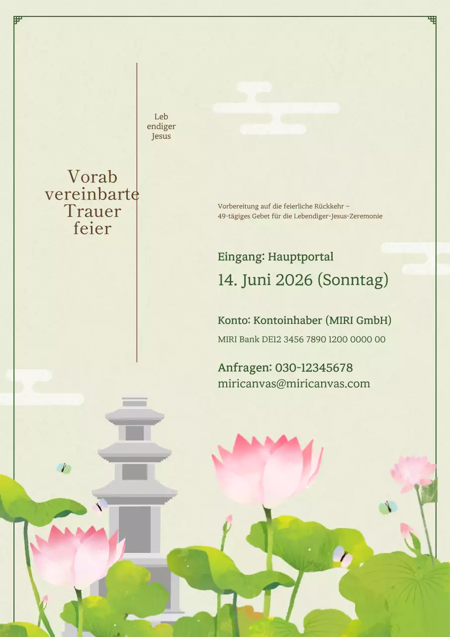 Leitfaden zu umweltfreundlichen traditionellen buddhistischen Veranstaltungen