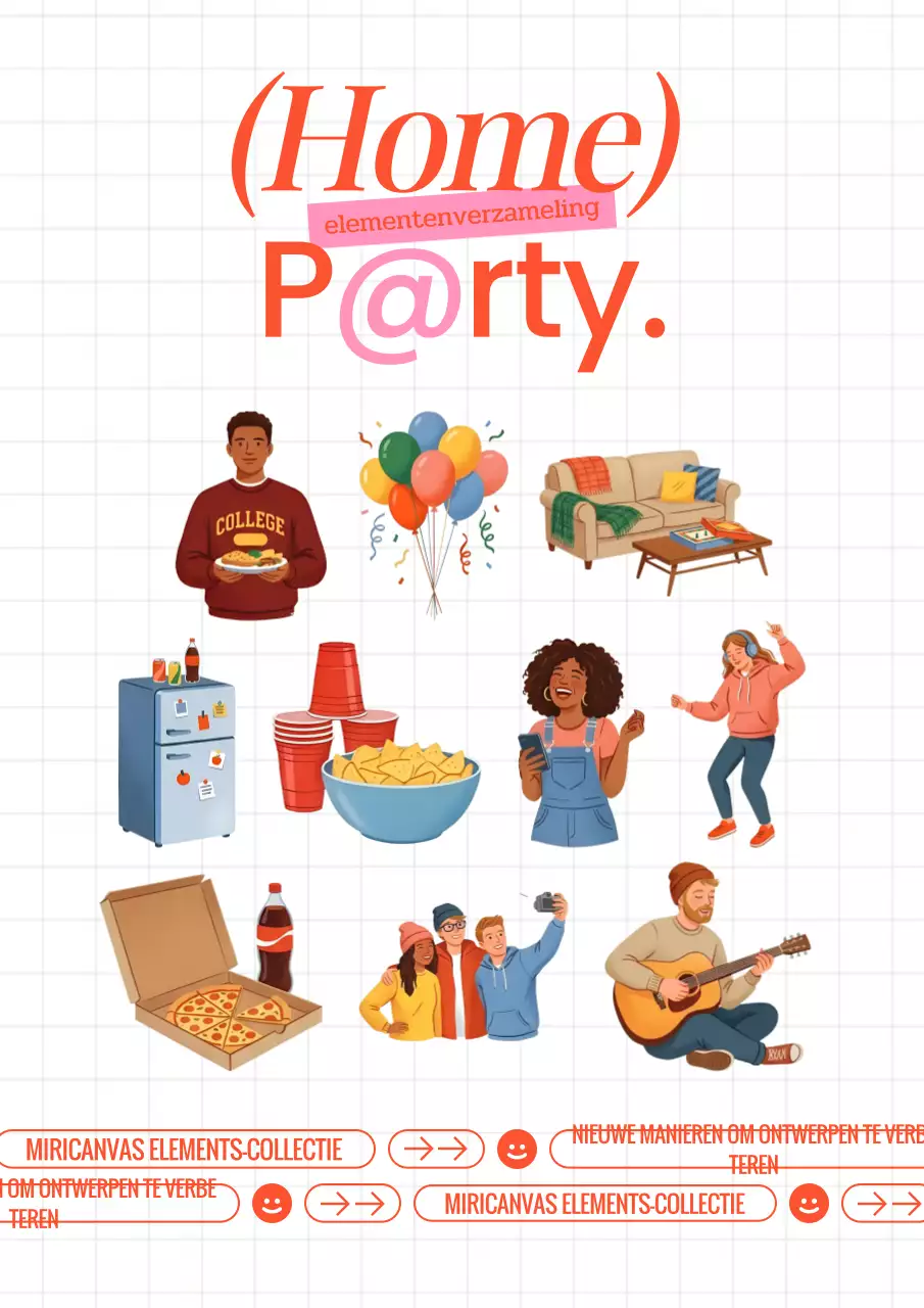 Trendy Oranje Thuisfeest