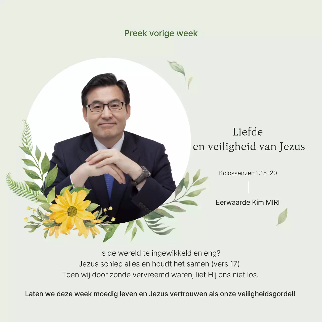 Groen en schoon kerkbulletin