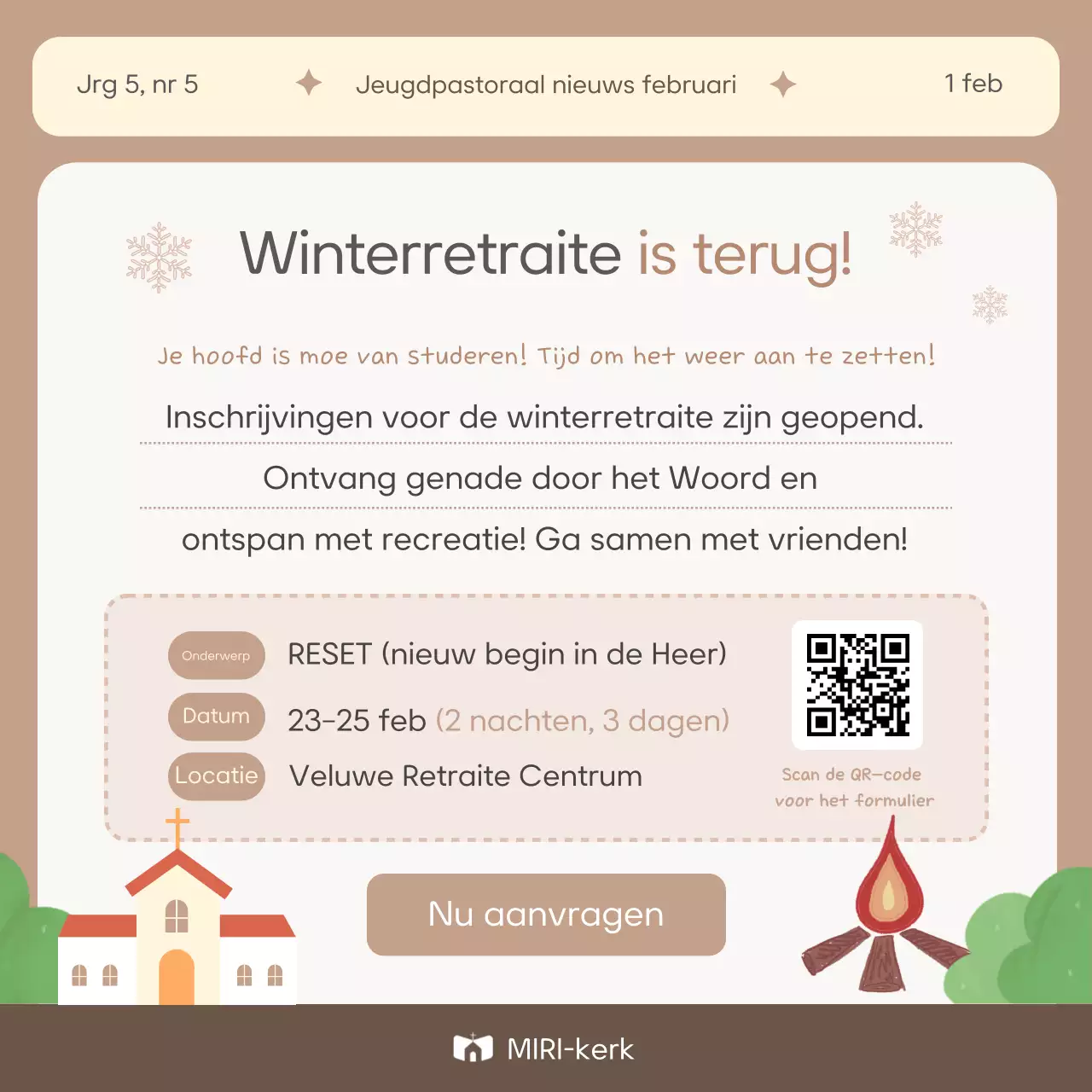 Beige Baby Kerkdienstgids