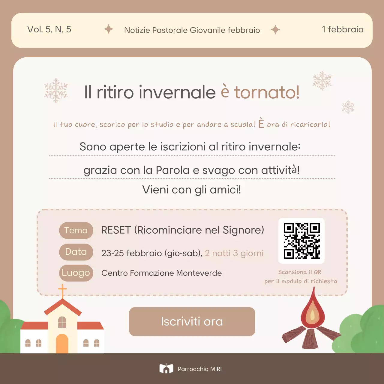 Guida al servizio della chiesa Beige Baby