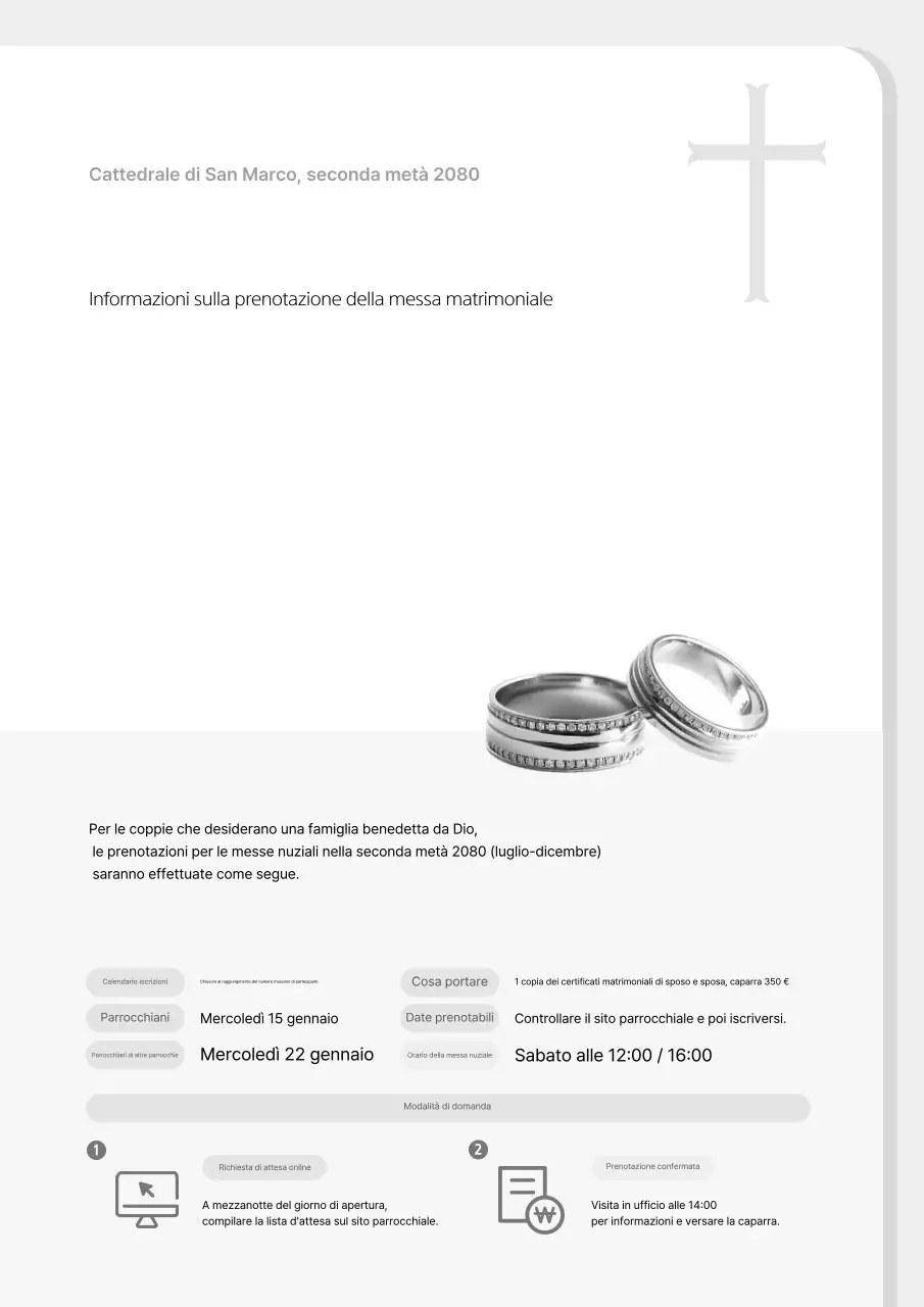 Guida semplice alla prenotazione di matrimoni in grigio