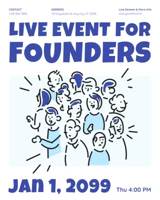 블루 모던 이벤트 안내