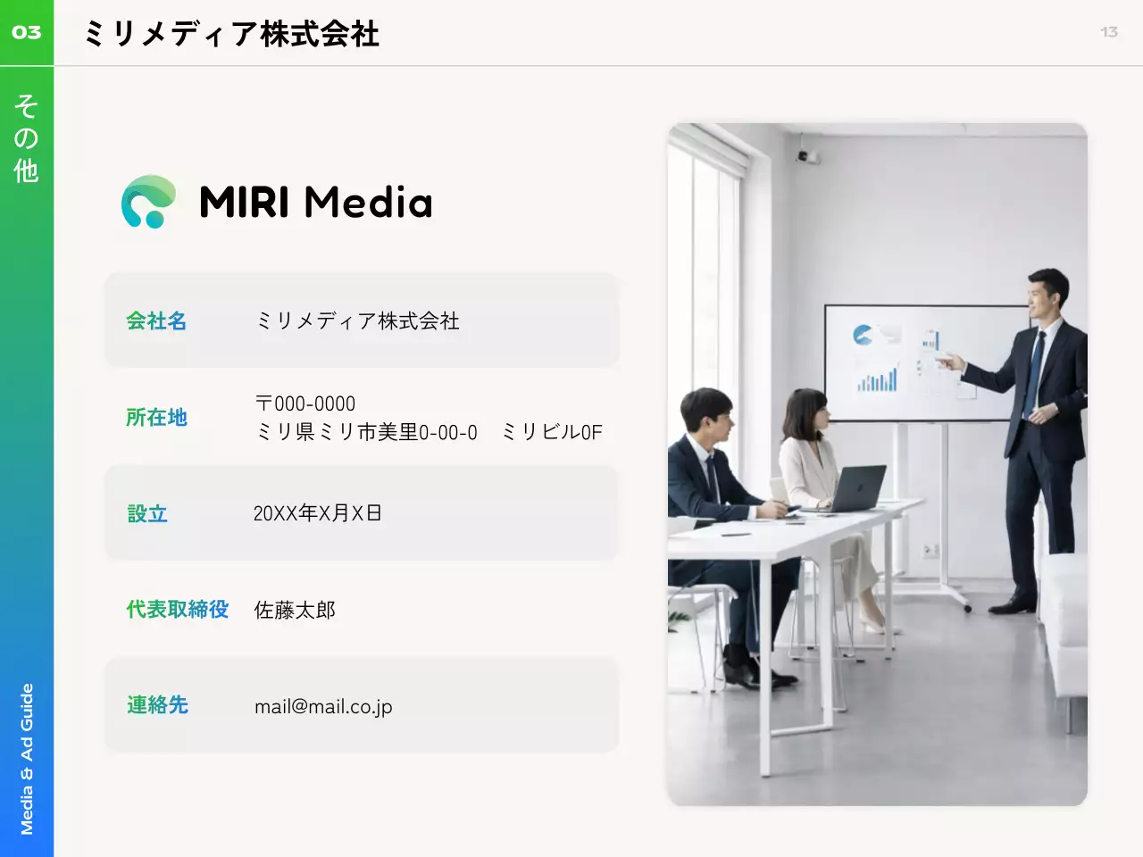 青 モダン ガイド ドキュメント