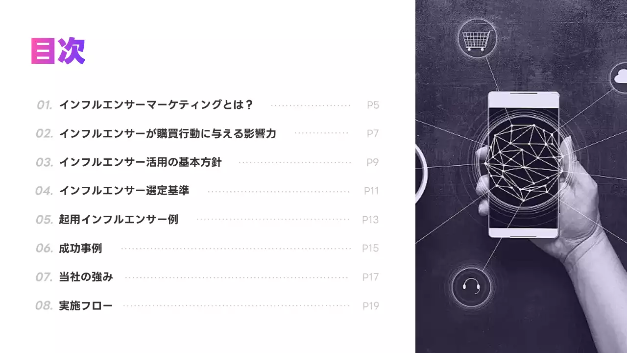 カラフル 洗練された マーケティング 提案書