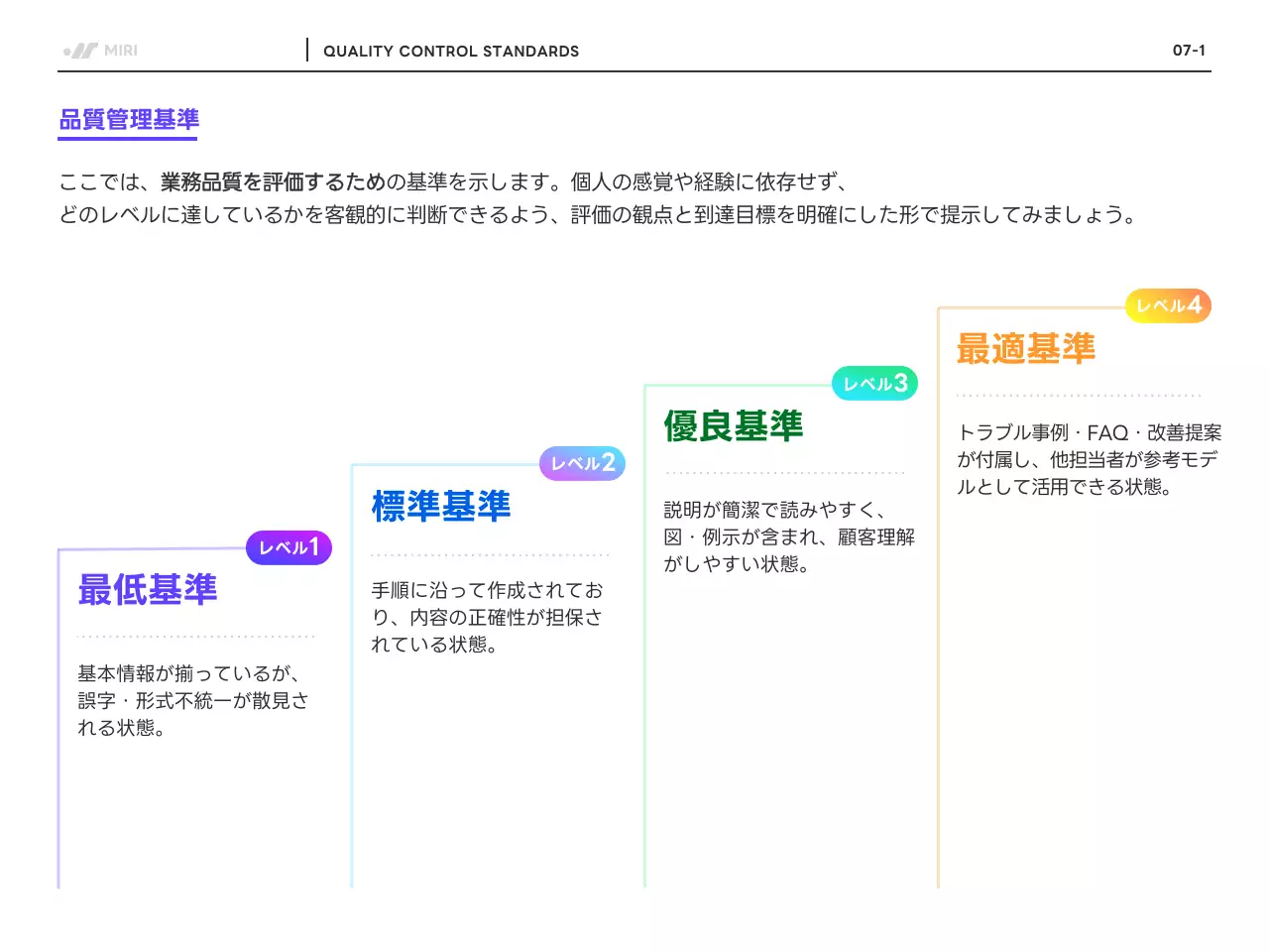 紫 モダン 業務 マニュアル