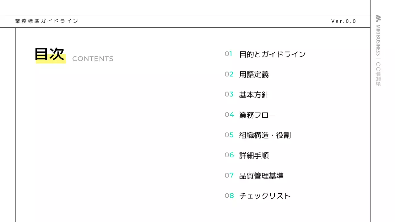 ミント モダン ビジネス ガイドライン