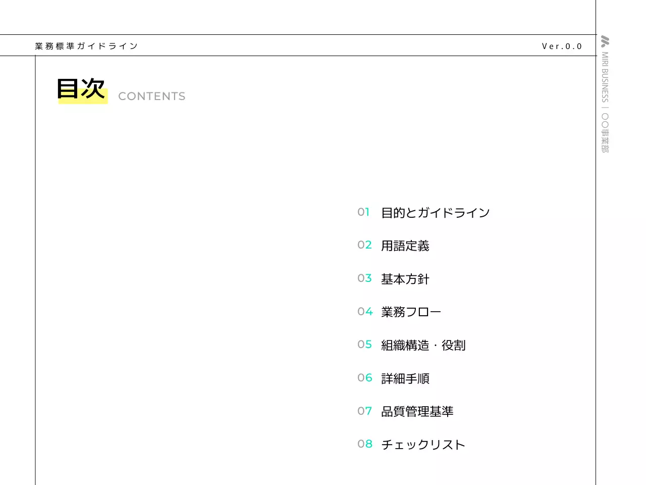 ミント モダン ビジネス ガイドライン
