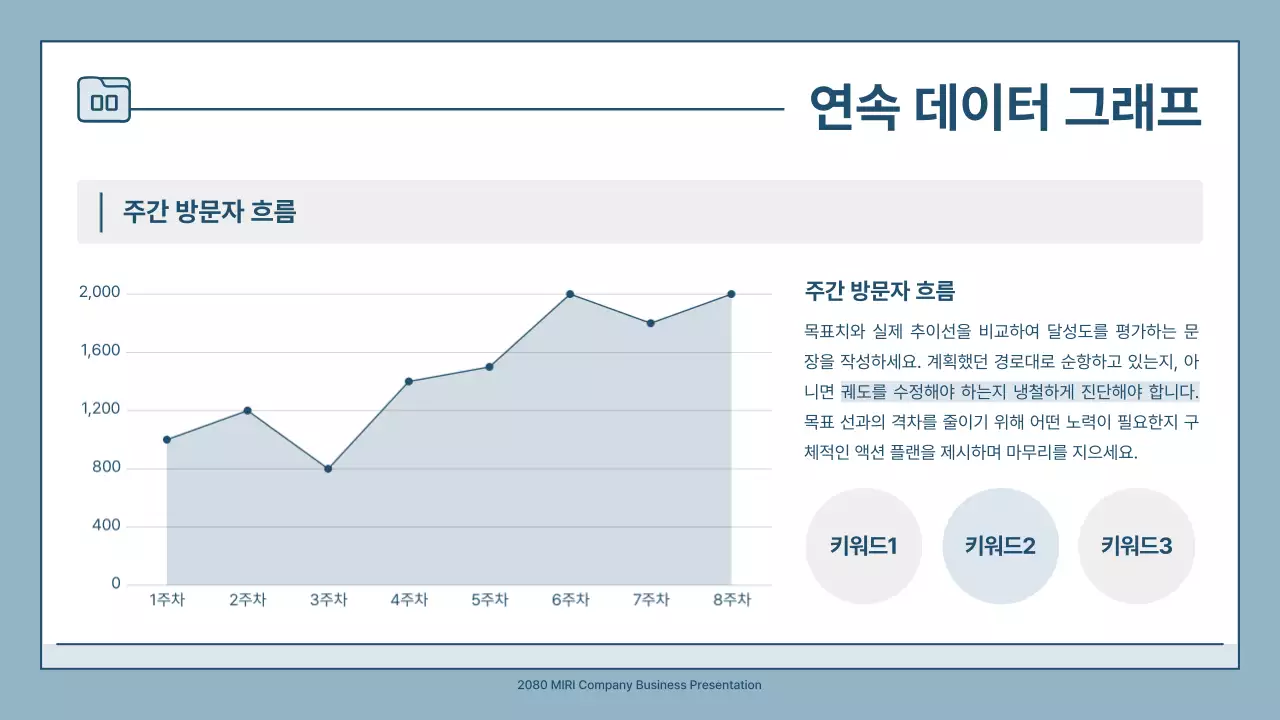하늘색 심플 비즈니스 설명서