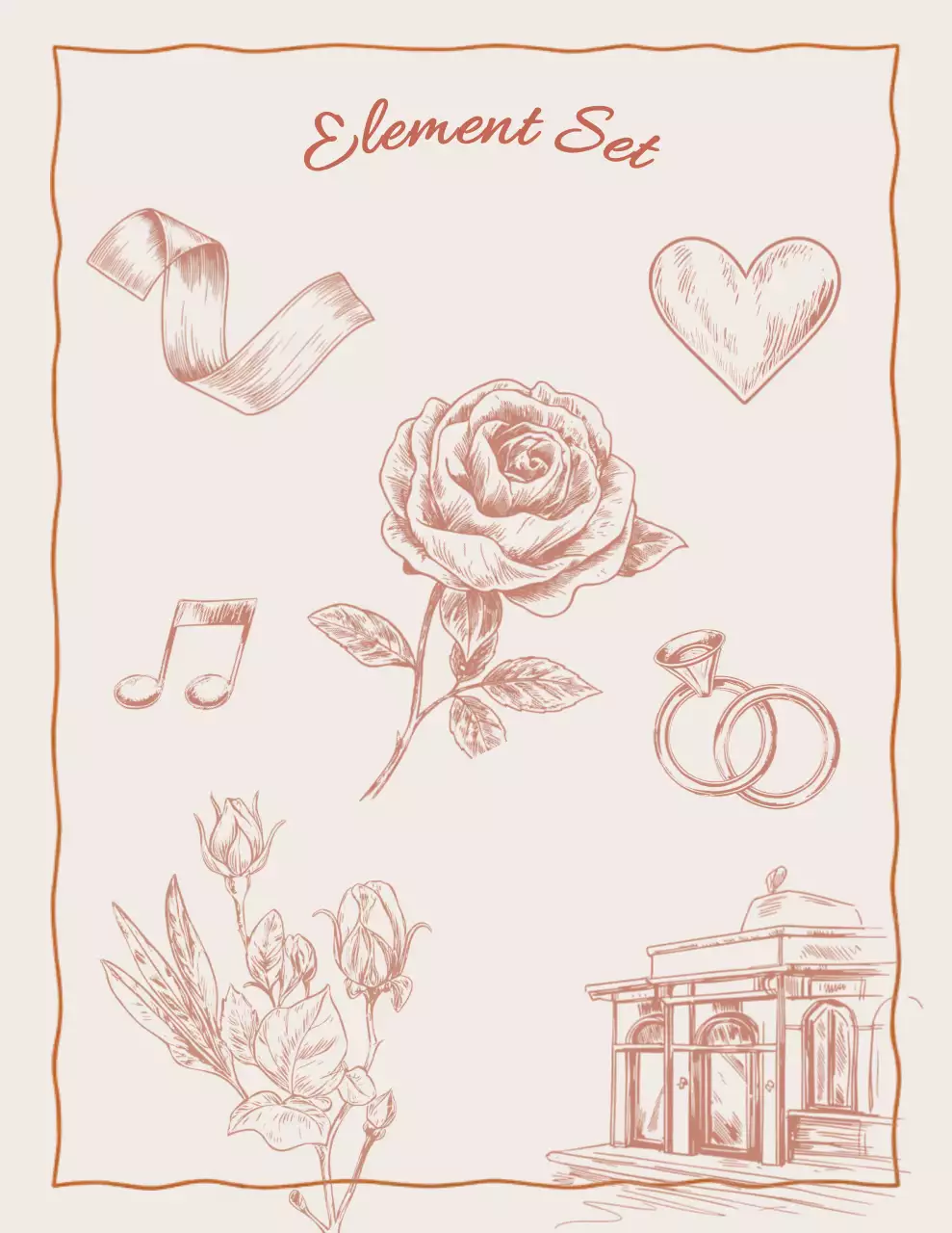 Poster khuyến mãi giảm giá trang nhã màu be