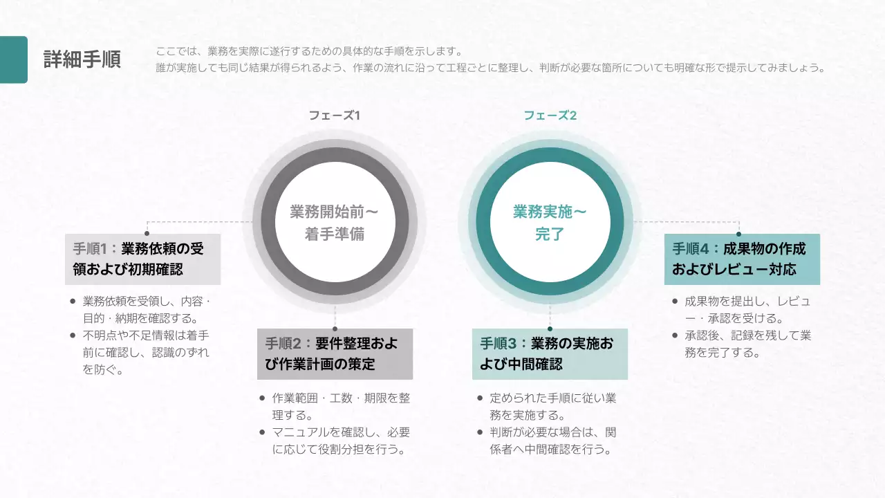グレー モダン ビジネス ドキュメント