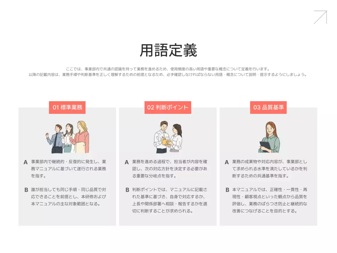 白 シンプル 業務 マニュアル