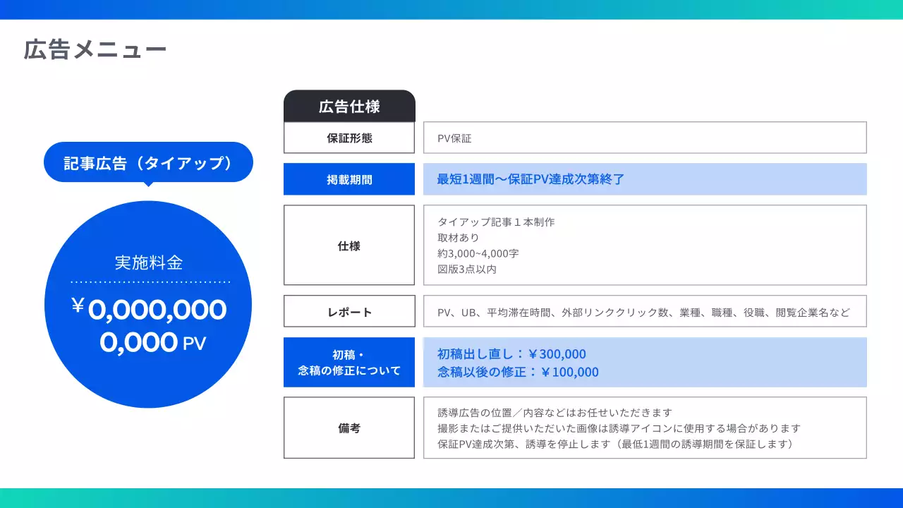 青 モダン メディア プラン