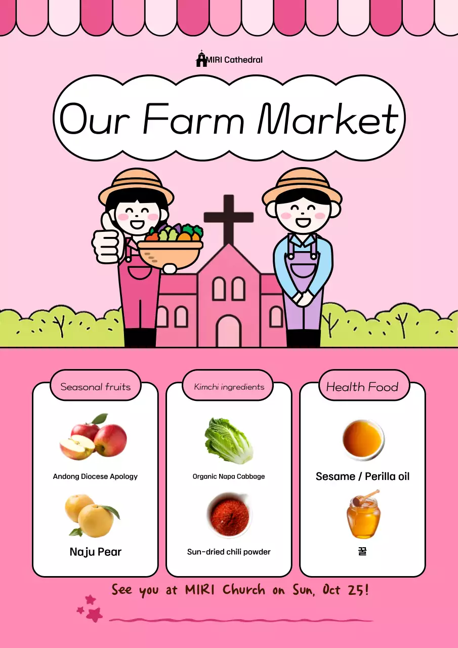 Sự kiện Chợ Nông sản Pink Baby