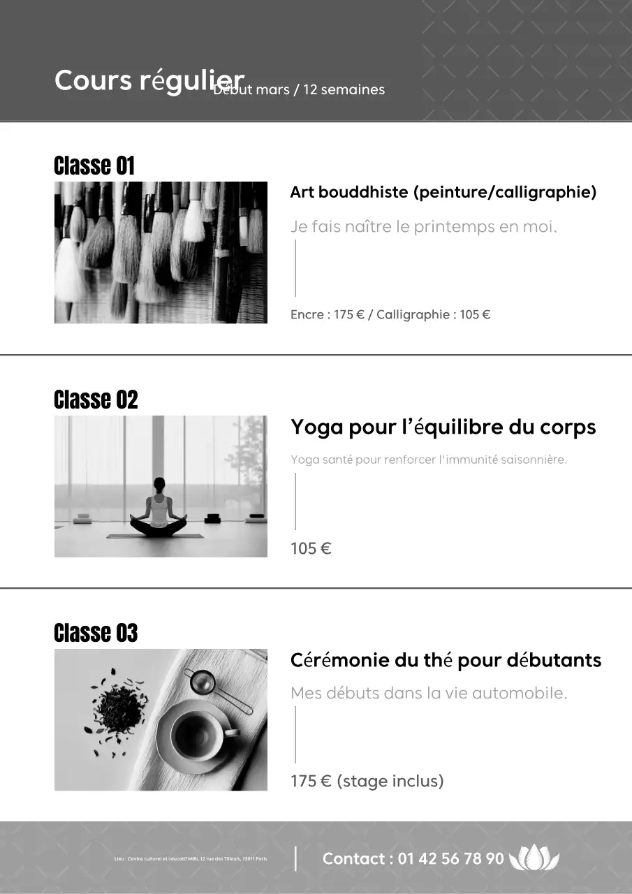 Guide du cours de culture moderne de Gray