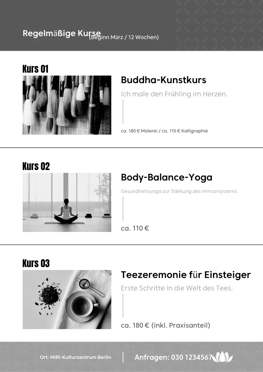 Gray Modern Culture Kursleitfaden