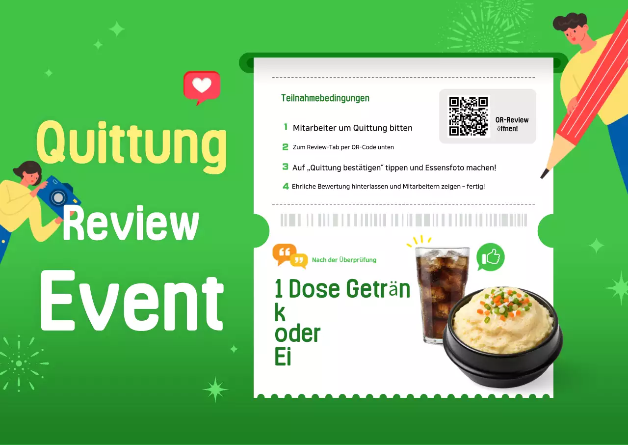 Green Pop Review Event Promotion